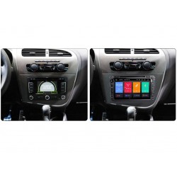 SEAT Leon - 8" МУЛТИМЕДИЯ / Навигация android 16 CPU: 8-CORE, RAM:4GB + DVD + DSP + CARPLAY + ANDROID AUTO + SIM